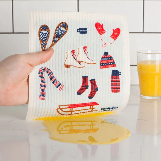 Alpine Adventure -  Swedish Dishcloth