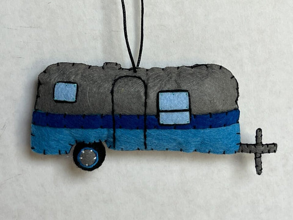 Wool Felt Camper Ornament  (3 Styles)