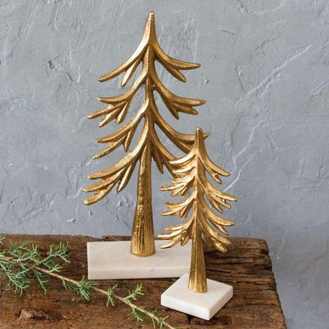 Gold Metal Trees (Medium + Large)