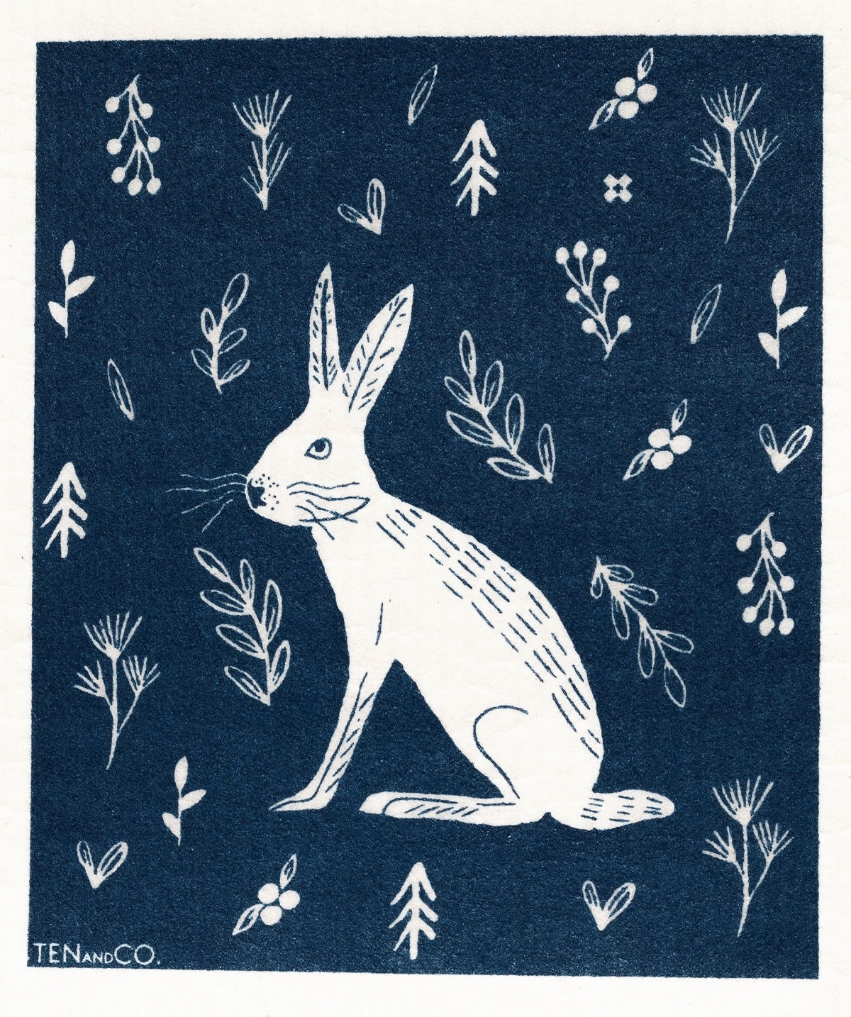 Hare - Swedish Dishcloth