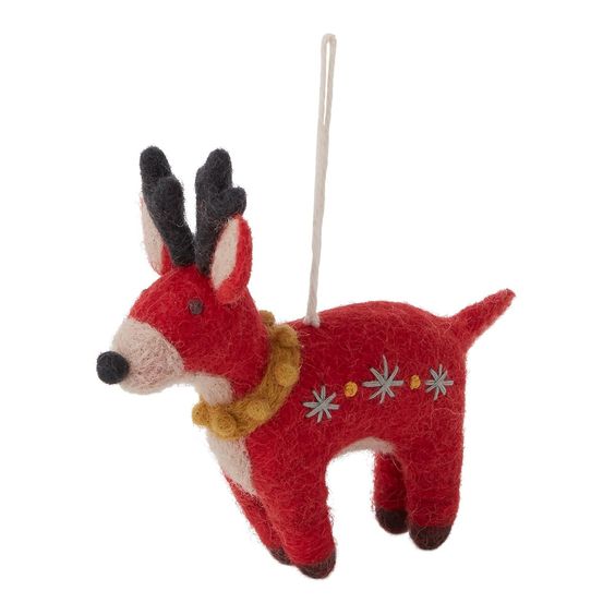 Felt Deer Ornament