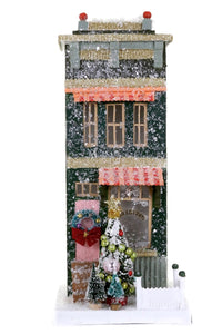 Antique Shop Glitter Holiday House