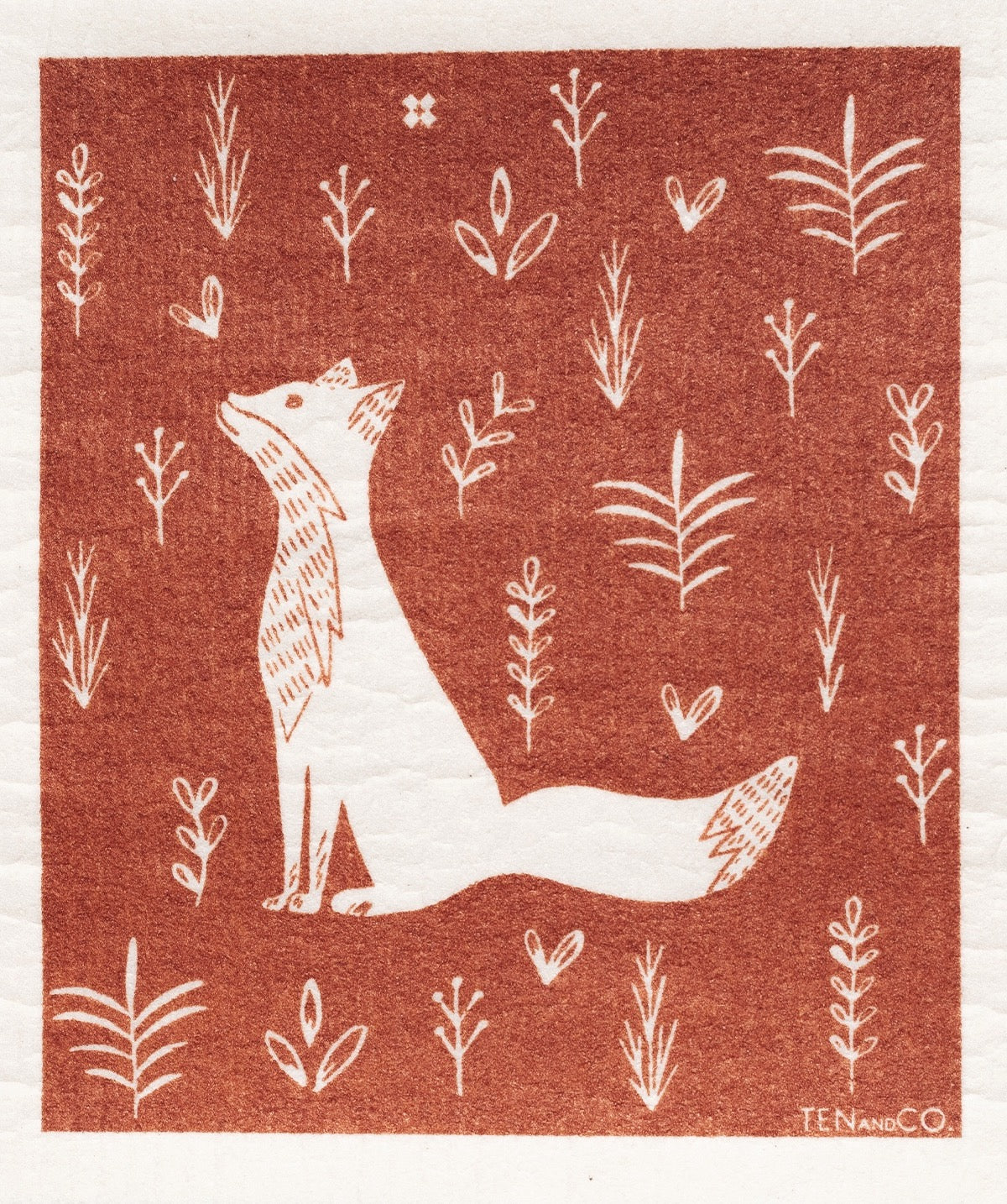 Fox - Swedish Dishcloth