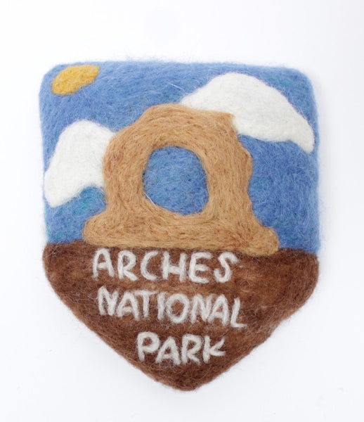 Handcrafted National Park Felt Ornaments (Numerous Parks)