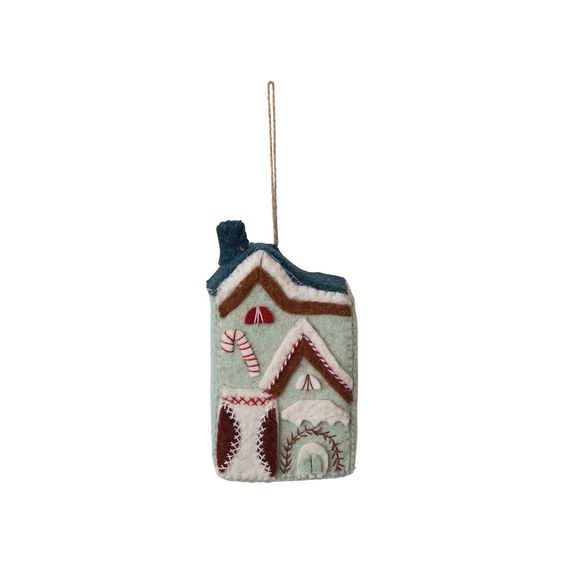 Handmade Wool Felt House Ornament