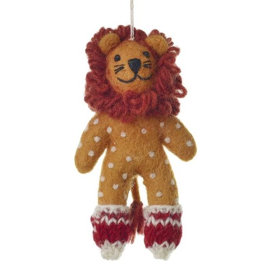 Felt Lion Ornament