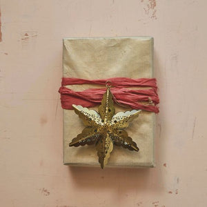 Medium Brass Star Ornament