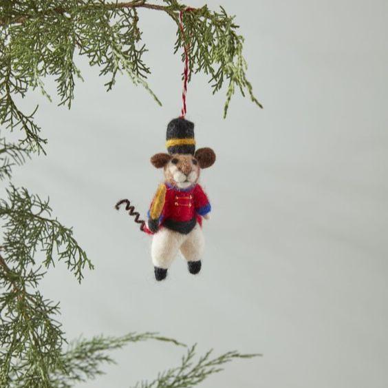 Felt Mouse King Ornament (Nutcracker)