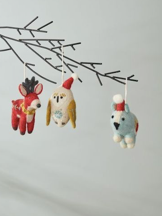 Felt Bear Ornament